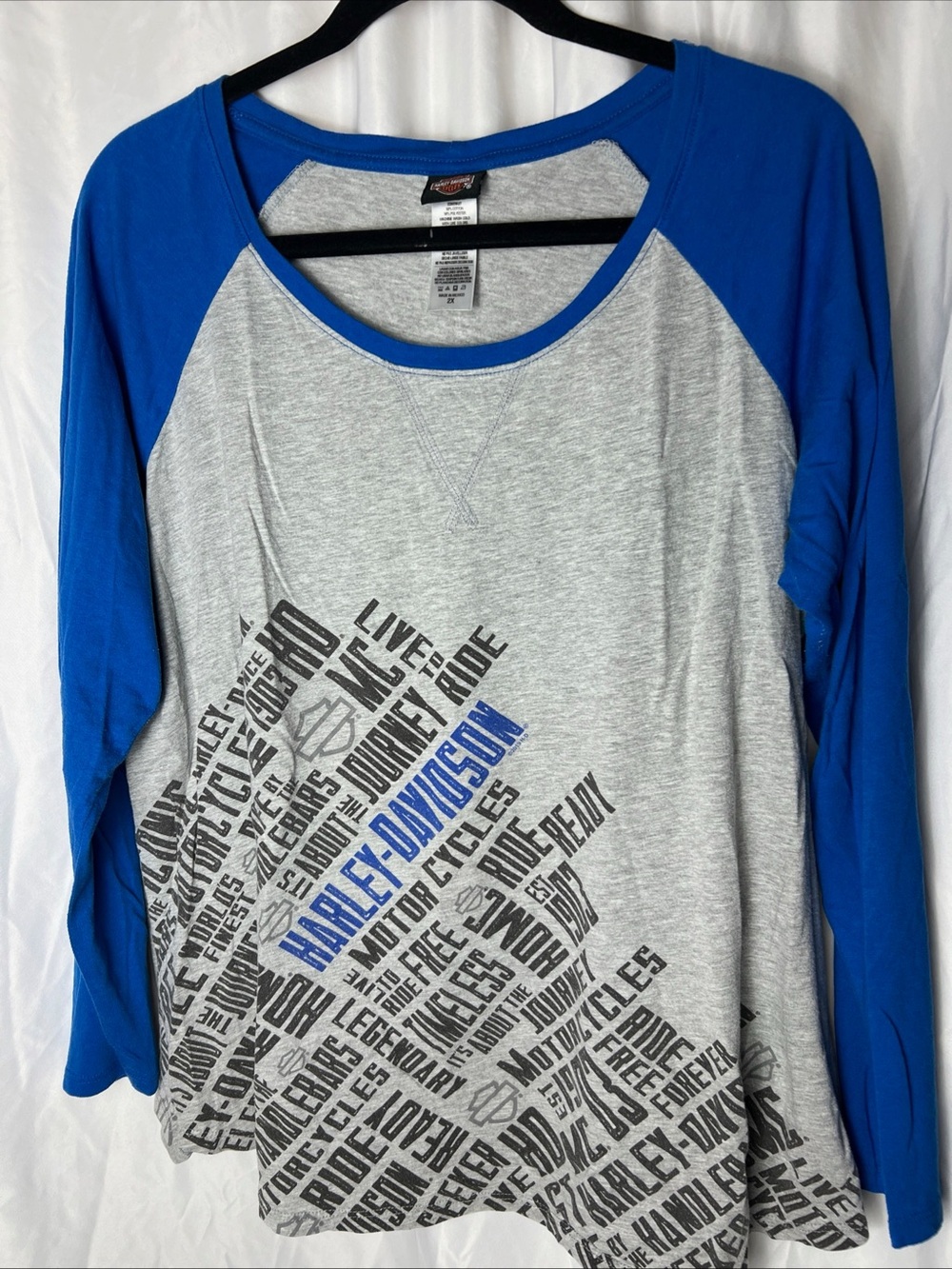 Harley Davidson Baseball Long Sleeve